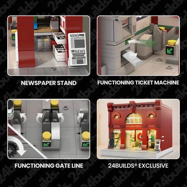 LONDON UNDERGROUND STATION | 1834PCS - Image 4