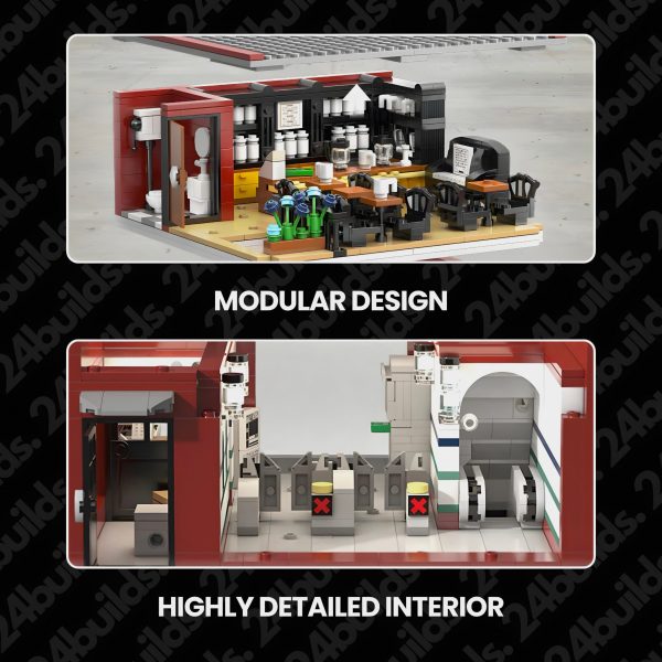 LONDON UNDERGROUND STATION | 1834PCS - Image 6