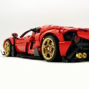 1: 8 Alfa Romeo 33 Stradale, Customized Pearlescent Red Paint Appearance (3861 Pcs)