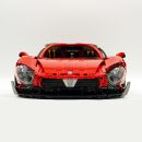 1: 8 Alfa Romeo 33 Stradale Supercar, Pearlescent Red Paint Customized Version (3861 Pcs)