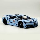 1: 8 Bugatti Chiron, Custom Modified Gulf Blue Version (4031PCS)