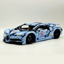 1: 8 Bugatti Chiron, Custom Modified Gulf Blue Version (4031PCS)