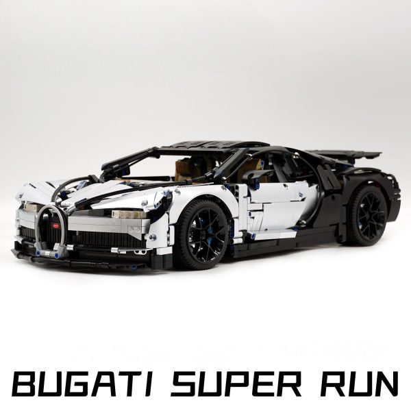 1: 8 Bugatti Chiron, Custom Modified Police Car Version (4031PCS) - Image 2