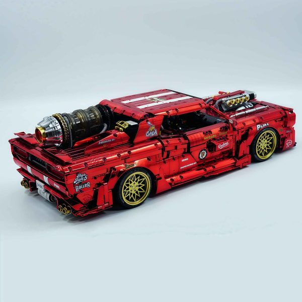 1: 8 Dodge Challenger, Electroplating Mirror Red Customized Version (3751 Pcs) - Image 12