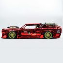 1: 8 Dodge Challenger, Electroplating Mirror Red Customized Version (3751 Pcs)