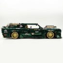 1: 8 Dodge Challenger, Pearlescent Green Paint Customized Version (3751 Pcs)
