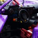 1: 8 Dodge Challenger, Pearlescent Purple Paint Customized Version (3751 Pcs)