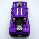 1: 8 Dodge Challenger, Pearlescent Purple Paint Customized Version (3751 Pcs)