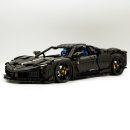 1: 8 Ferrari SF90 Building Set – Ultimate Remote-Control Supercar, Customized Classic Matte Black Paint Finish (3982 Pcs)