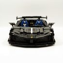1: 8 Ferrari SF90 Building Set – Ultimate Remote-Control Supercar, Customized Classic Matte Black Paint Finish (3982 Pcs)
