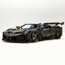 1: 8 Ferrari SF90 Building Set – Ultimate Remote-Control Supercar, Customized Classic Matte Black Paint Finish (3982 Pcs)