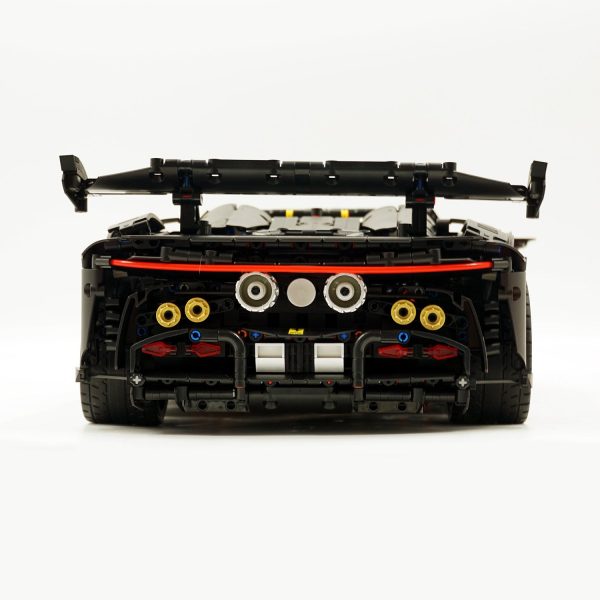 1: 8 Ferrari SF90 Building Set – Ultimate Remote-Control Supercar, Customized Classic Matte Black Paint Finish (3982 Pcs) - Image 7