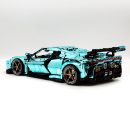 1: 8 Ferrari SF90XX Building Sets, Electroplating Tiffany Blue Customized Version (3982Pcs)