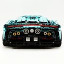 1: 8 Ferrari SF90XX Building Sets, Electroplating Tiffany Blue Customized Version (3982Pcs)