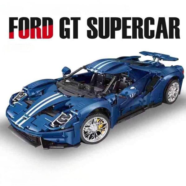 1: 8 Ford GT Blue Supercar (3056 PCS) - Image 10