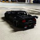 1: 8 Ford Shelby GT500, Matte Black Custom Version (3400PCS)