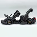 1: 8 LaFerrari C6 Sportcar, Custom Metal Black, Fully Detailed Simulation, The Ultimate Collectible, None-Remote Controlled (4739Pcs)