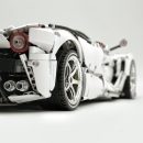 1: 8 LaFerrari C6 Sportcar, Custom White Goddess, Fully Detailed Simulation, The Ultimate Collectible, None-Remote Controlled (4739Pcs)