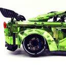 1: 8 NISSAN GTR R35, Customized Turquoise Electroplating Appearance (4098Pcs)