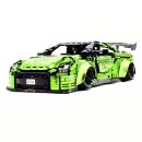 1: 8 NISSAN GTR R35, Customized Turquoise Electroplating Appearance (4098Pcs)