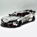 1:8 Toyota Supra Electroplating Slive Limited Edition, Electric Air Suspension, Rear Accelerator Blade linkage (4399 Pcs)