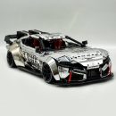 1:8 Toyota Supra Electroplating Slive Limited Edition, Electric Air Suspension, Rear Accelerator Blade linkage (4399 Pcs)