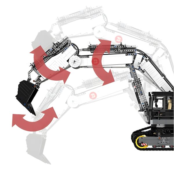 REMOTE CONTROLLED HEAVY DUTY DIGGER | 4342PCS - Image 4