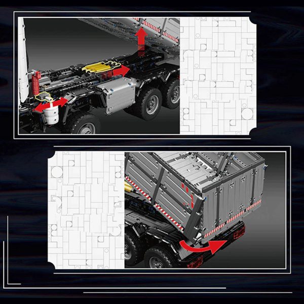 THE ULTIMATE REMOTE CONTROLLED PNEUMATIC DUMP TRUCK (5768 PCS) - Image 6