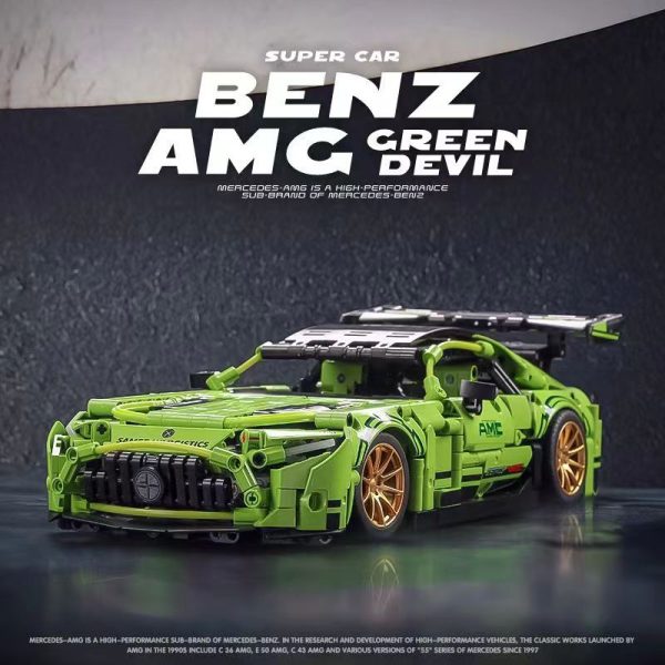 1: 14 Green Mercedes AMG GT50, Detailed Reproduction, Cost-effective Choice (1466 PCS) - Image 2