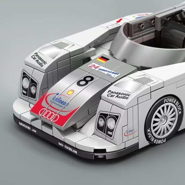 1: 24 AUDI CHAMPION R8 with Container Display Case (385 PCS) - Image 5