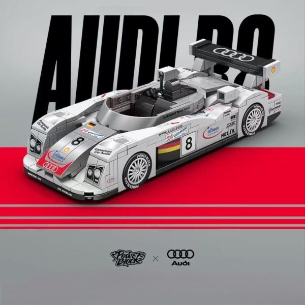 1: 24 AUDI CHAMPION R8 with Container Display Case (385 PCS) - Image 7
