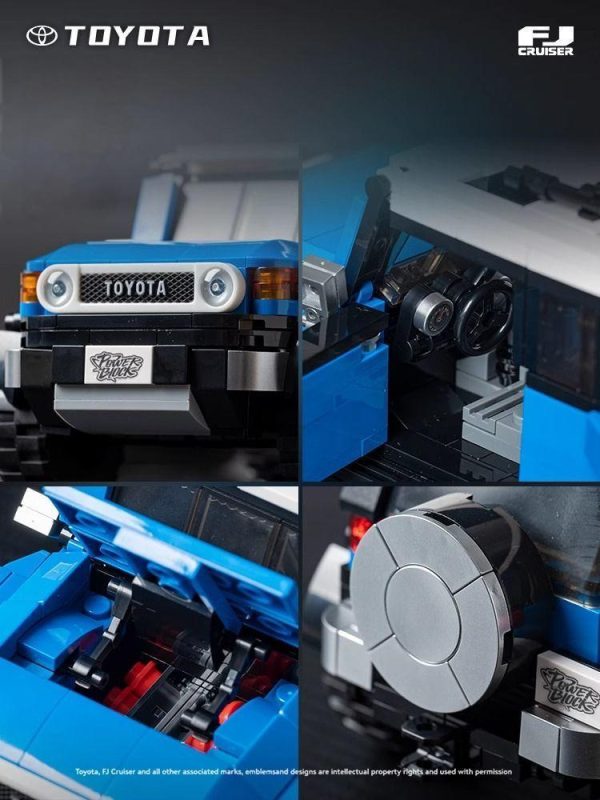 1: 24 TOYOTA FJ CRUISER with Container Display Case (622 PCS) - Image 8