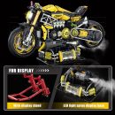 1:5 Cyberpunk 2077 ARCH Nazare Motorcycle, Remote Control Spray Display Stand with Lights, Exclusive Red Display Rack (2500 PCS)