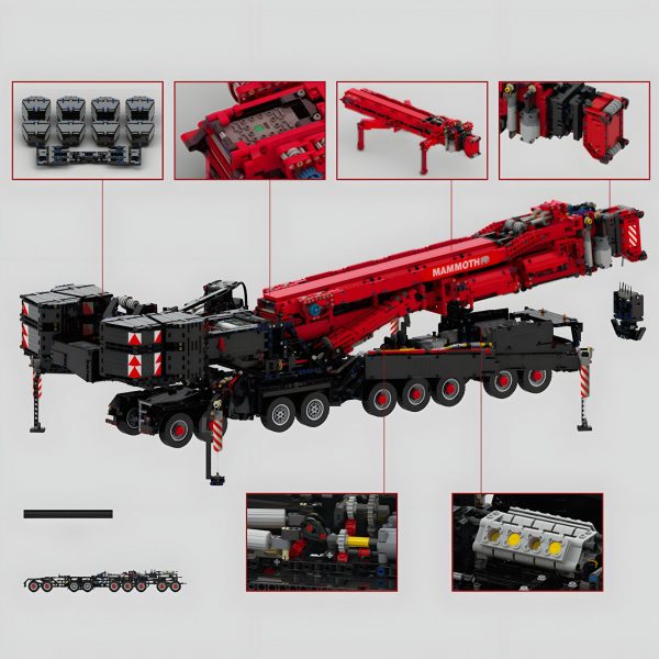 LIEBHERR RED EDITION REMOTE CONTROLLED CRANE (9178 PCS) - Image 2