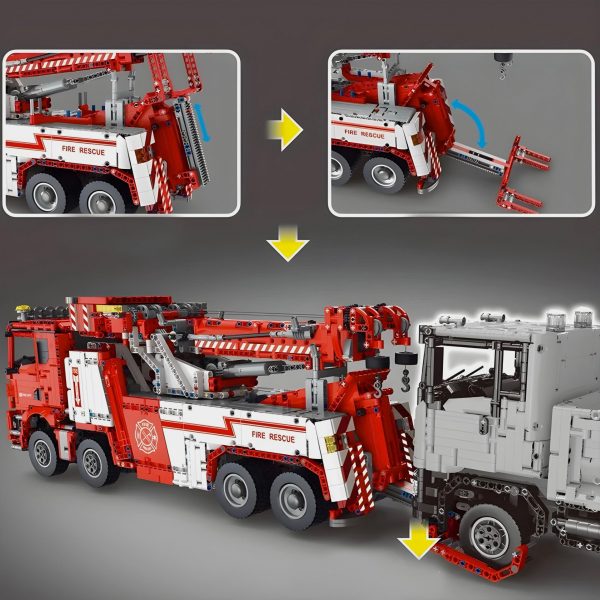 REMOTE CONTROLLED FIRE & RESCUE TRUCK (4883 PCS) - Image 3