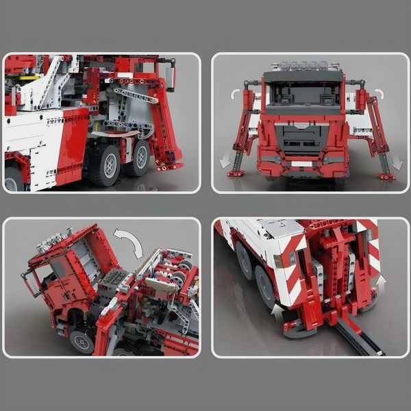 REMOTE CONTROLLED FIRE & RESCUE TRUCK (4883 PCS) - Image 6