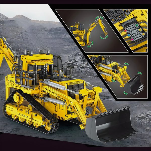 REMOTE CONTROLLED PNEUMATIC BACKHOE LOADER (3960 PCS) - Image 2