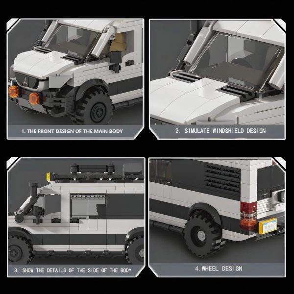 1: 24 SPRINTER 4X4 OFF ROADER (580 PCS) - Image 2