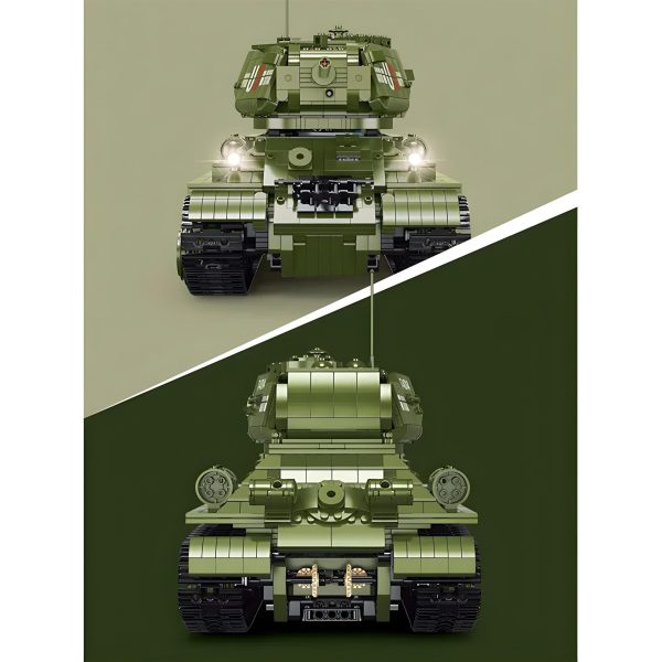 REMOTE CONTROLLED T34 TIGER TANK (2052 PCS) - Image 8