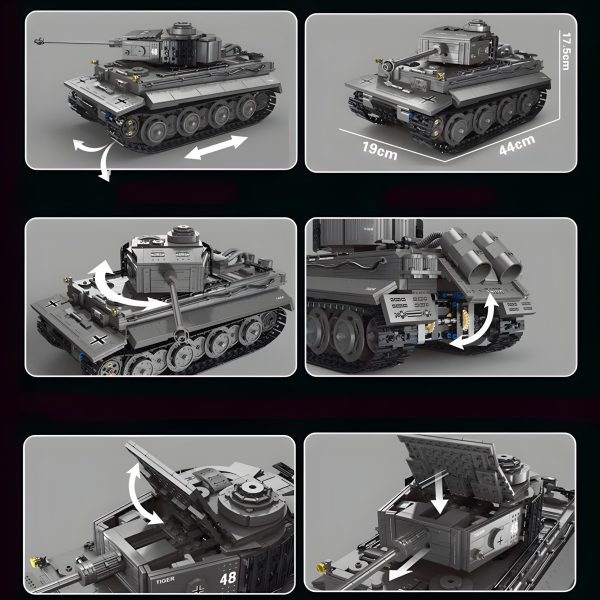 REMOTE CONTROLLED TIGER TANK (2236 PCS) - Image 6