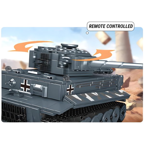 REMOTE CONTROLLED TIGER TANK (802 PCS) - Image 5
