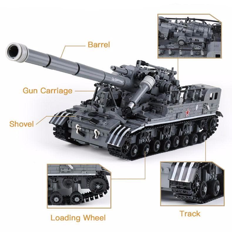 T-92 TANK WITH MINIFIGURES (1832PCS) - Image 2