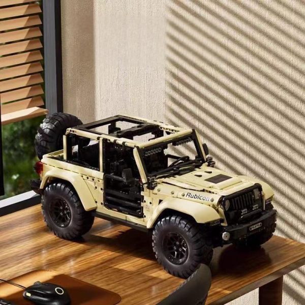 1: 6 Jeep Wrangler Off-Road Pickup with Remove Control, Electric Telescopic Hook, Tank Turn, Exclusive Wheel Arch, 3621 Pcs - Image 8