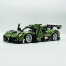 1: 8 Koenigsegg JESKO Supercar with Remote Control, Electric Doors and Rear Spoiler, Electric Air Suspension, Steam Spray System(3838 Pcs)