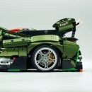 1: 8 Koenigsegg JESKO Supercar with Remote Control, Electric Doors and Rear Spoiler, Electric Air Suspension, Steam Spray System(3838 Pcs)