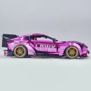 1:8 Toyota Supra Electroplating Pink Limited Edition, Electric Air Suspension, Rear Accelerator Blade linkage (4399 Pcs)