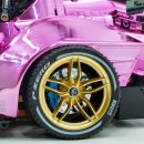 1:8 Toyota Supra Electroplating Pink Limited Edition, Electric Air Suspension, Rear Accelerator Blade linkage (4399 Pcs)