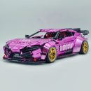 1:8 Toyota Supra Electroplating Pink Limited Edition, Electric Air Suspension, Rear Accelerator Blade linkage (4399 Pcs)