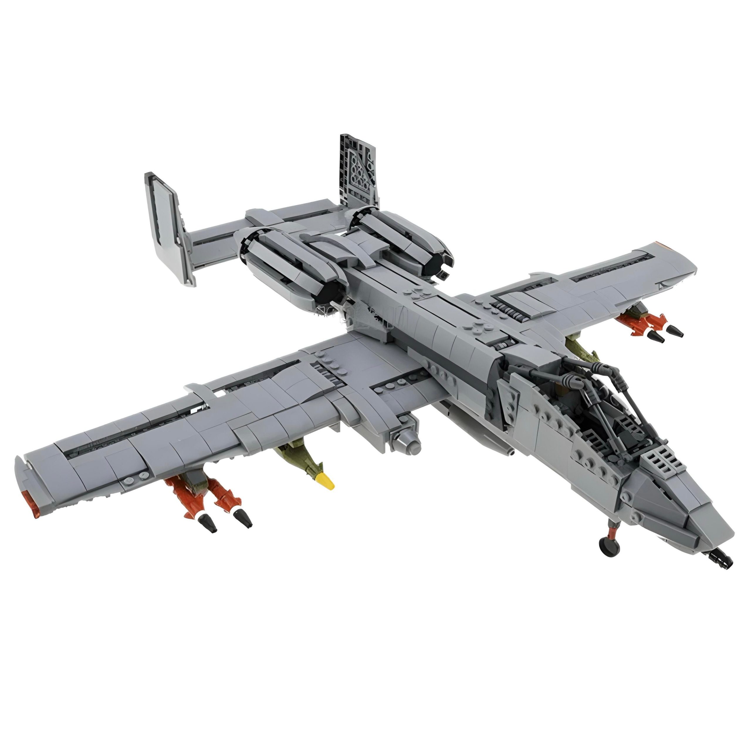 A-10 THUNDERBOLT II GROUND ATTACK AIRCRAFT, Gift Minifigure (935 PCS)