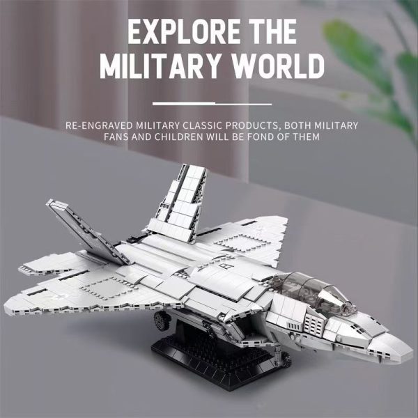 F-22 RAPTOR, THE FIFTH GENERATION FIGHTER (1837 PCS) - Image 6